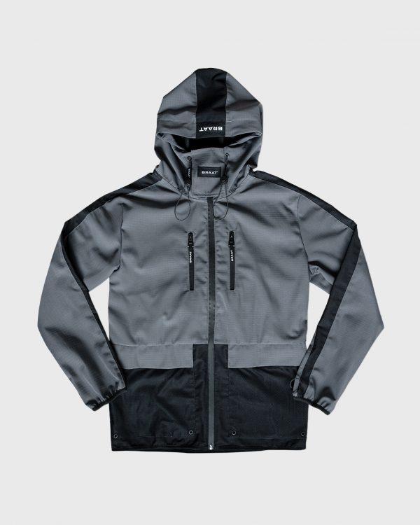 BRAAT-Grey-Windbreaker-Front