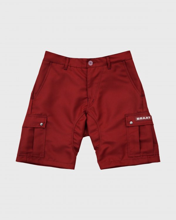 BRAAT Cargo Shorts Brick Front