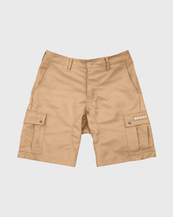 BRAAT Cargo Shorts Sand Front